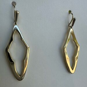 Kendra Scott Abbie Gold Open Frame Earrings